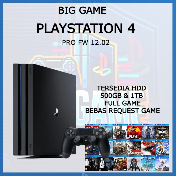 PS4 PRO FW 12 FULL GAME BEBAS PILIH GAME
