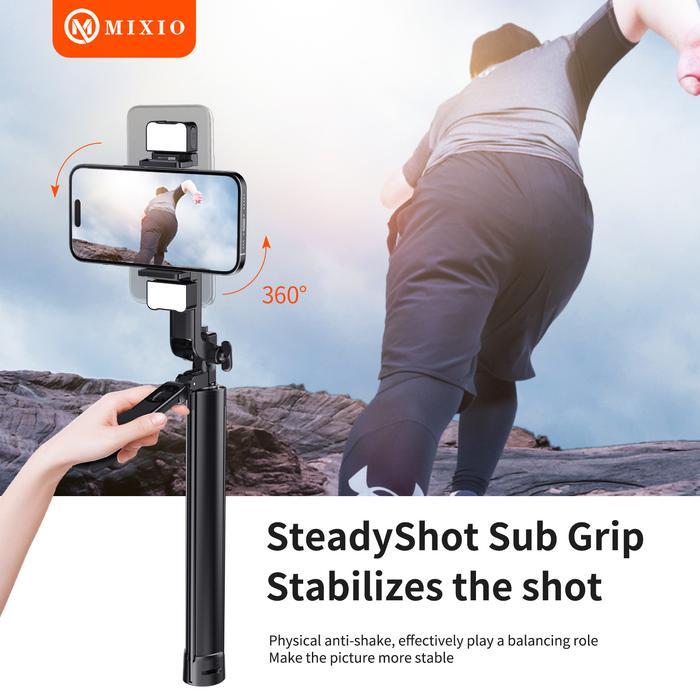 MIXIO A21S Tongsis 1.8M Bluetooth / Selfie Stick tablet Tripod 180cm - A21S - 1.8M