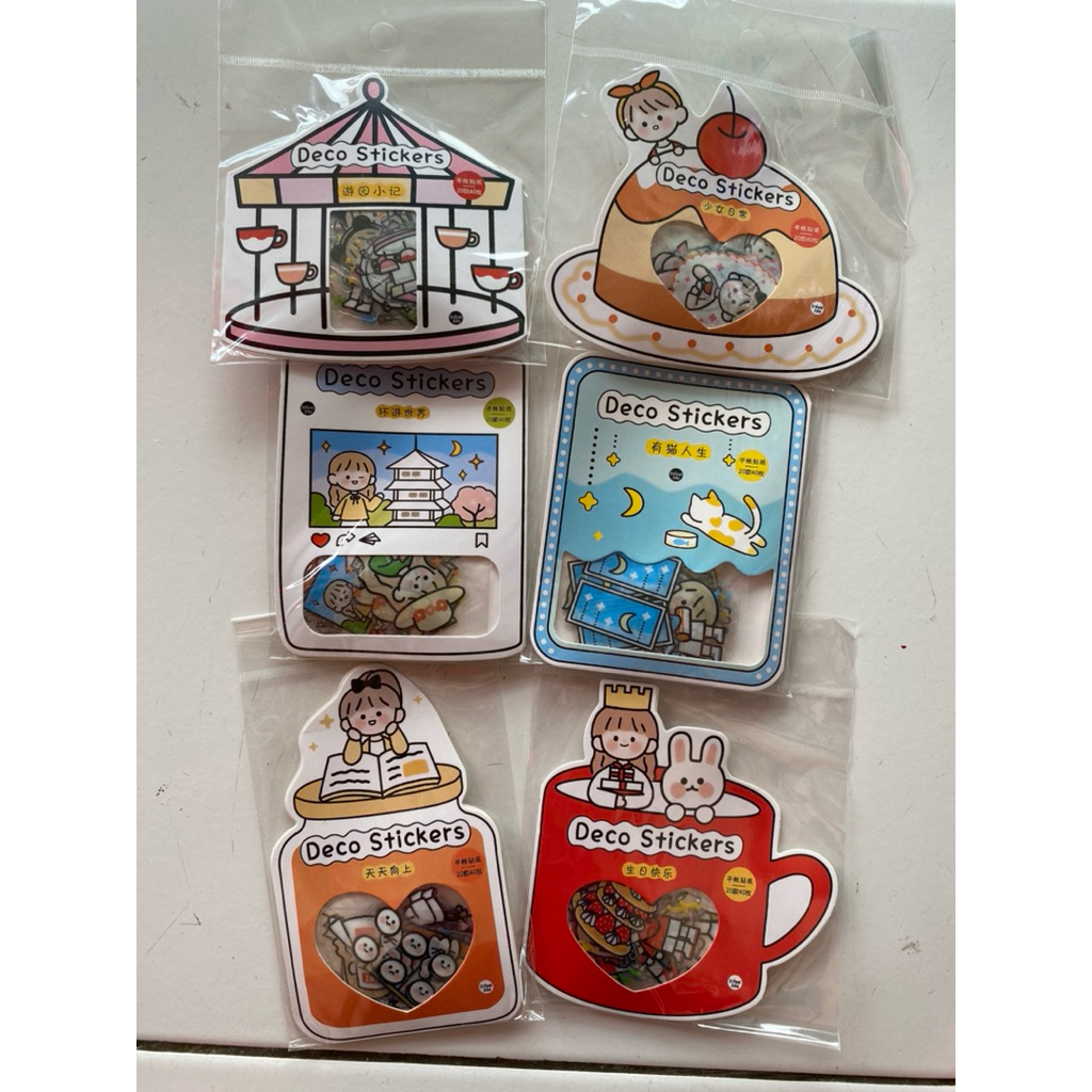 Sticker Anti Air Momo Isi 40 pcs/Stiker Anak Lucu