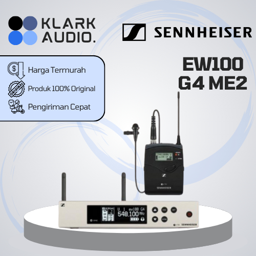 SENNHEISER EW100 G4 ME2 MIC WIRELESS CLIP ON