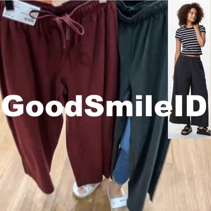 SALE Women Celana Rok Katun Washed Cotton Skirt Pants Santai PANJANG WANITA JASTIP UNIQLO