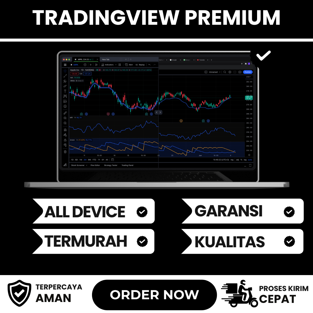 TRADINGVIEW PREMIUM BERGARANSI