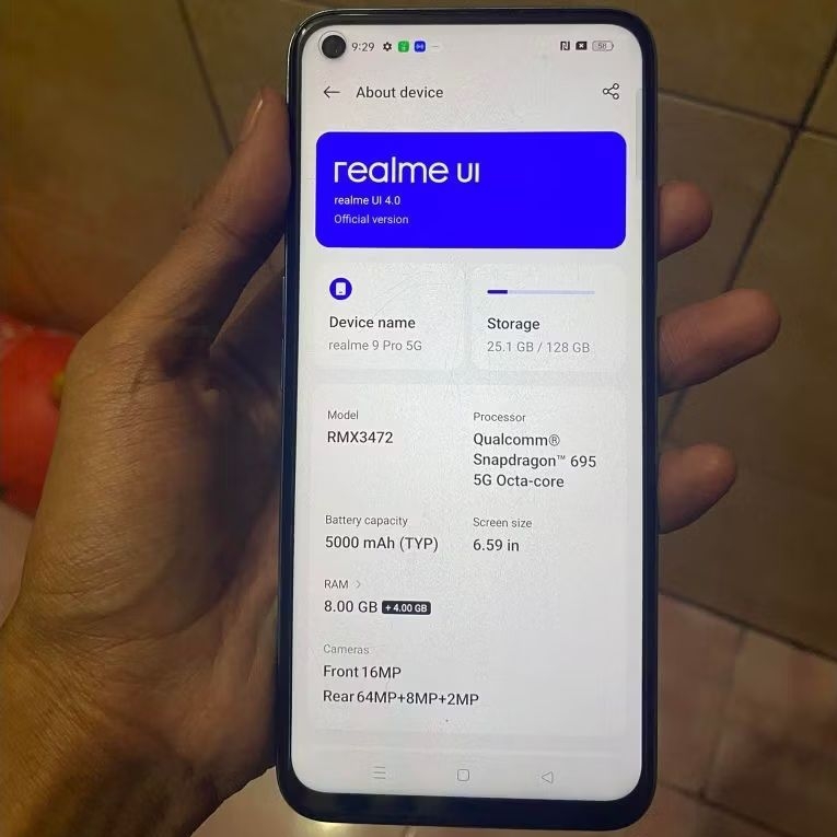 LCD Ori Asli Copotan Realme 9 Pro 5G / Narzo 30 Pro 5G Fullset Touchscreen