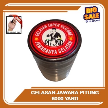 Gelasan Para Jawara Pitung 0.22 6000 Yard Tajam Layangan Bonus Pelindung Jari Cocok Main Tarik Ulura