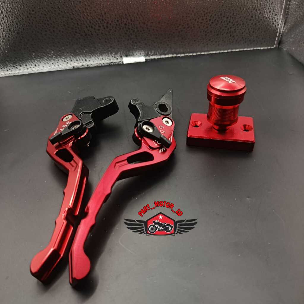 Handel Rem Variasi BEAT karbu/BEAT FI 2013 non CBS Full CNC / Hendel Rem Depan Dan Rem Belakang BEAT