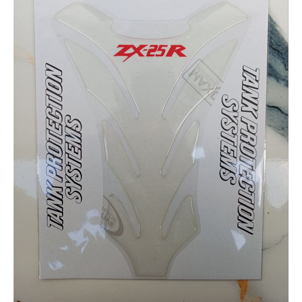 Stiker Timbul TankPad Transparan Protection Pad Pelindung Tangki Motor ZX25R ZX4RR ZX6R ZX10R