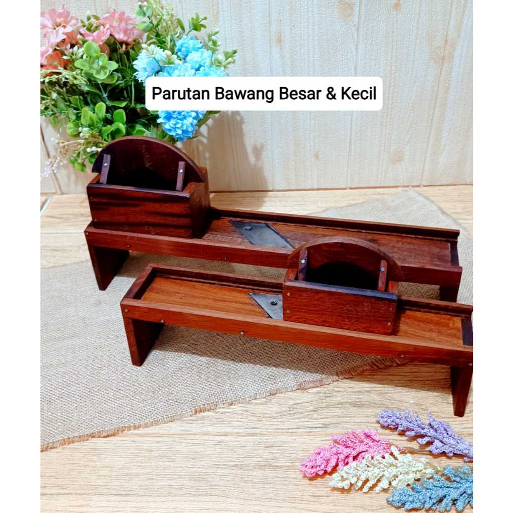 Parutan / Pengiris Bawang Kayu Kecil / Besar