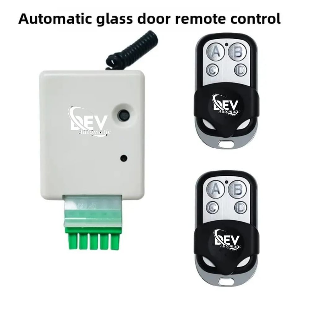 Remot Control Pintu Sliding Kaca Automatic Sliding Door