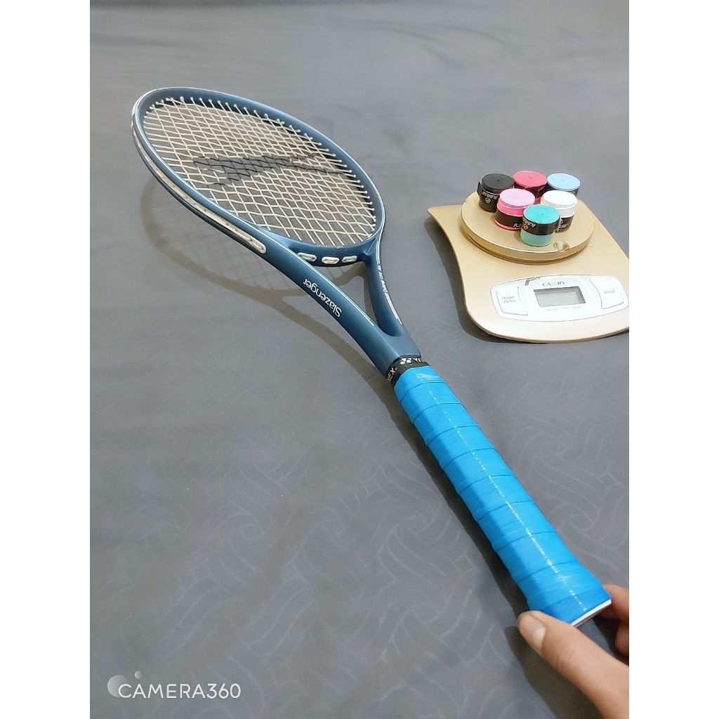 RAKET TENIS ORIGINAL SLAZENGER CHALLENGE COMP PLUS 346G BEKAS MULUS