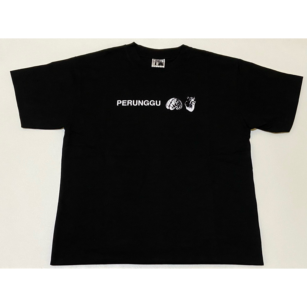 Merch Perunggu - Akal dan Hati Nurani| Tshirt black  Original and Official Merchandise Perunggu BRAN