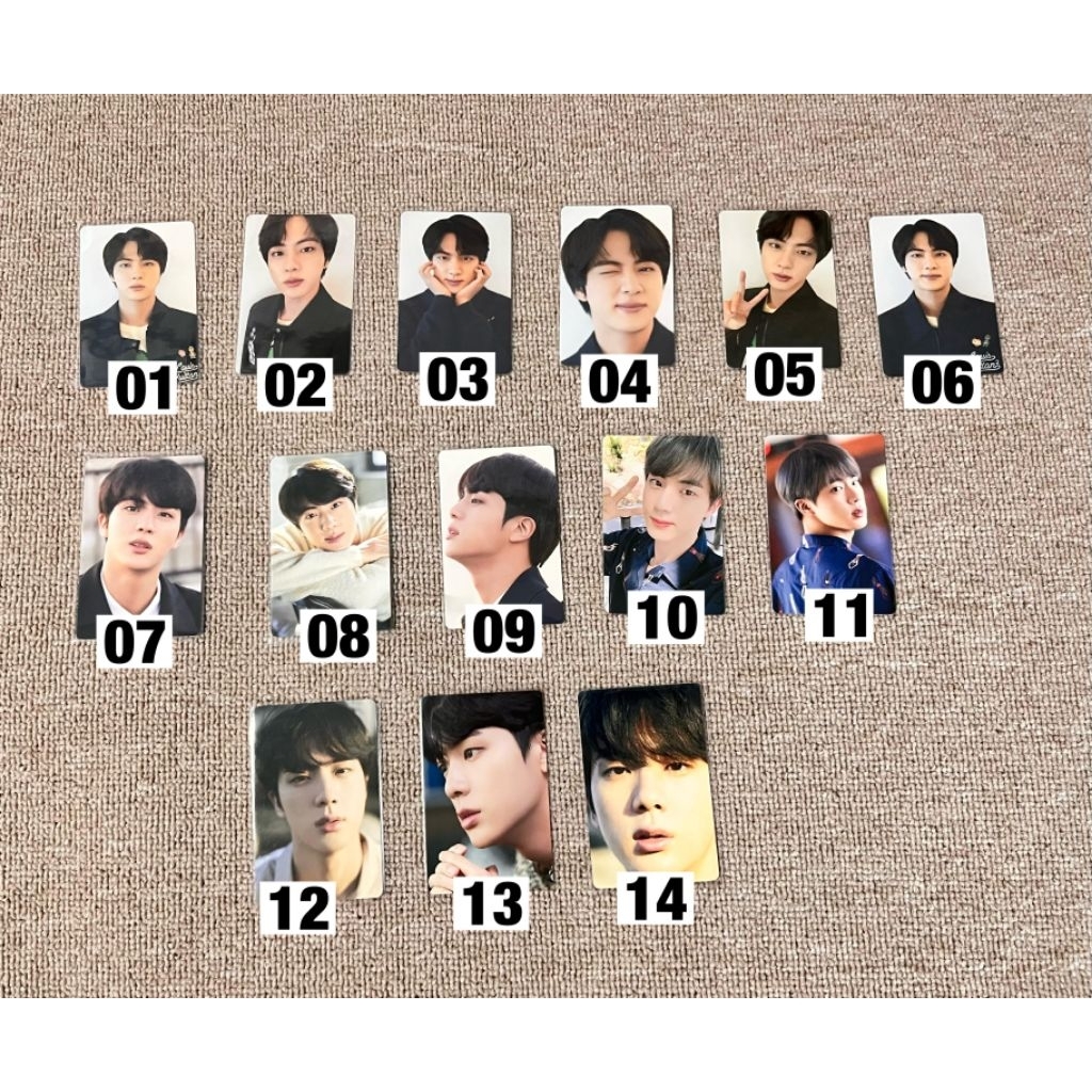 (READY STOCK) BTS Official - SEOKJIN Dicon 101 2022 Photocard Custom Book Sharing goods (Seokjin off