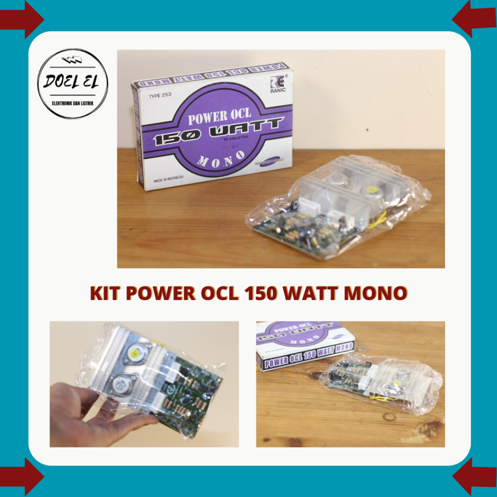 KIT POWER OCL 150 WATT MONO TR JENGKOLAN |RANIC TYPE 253