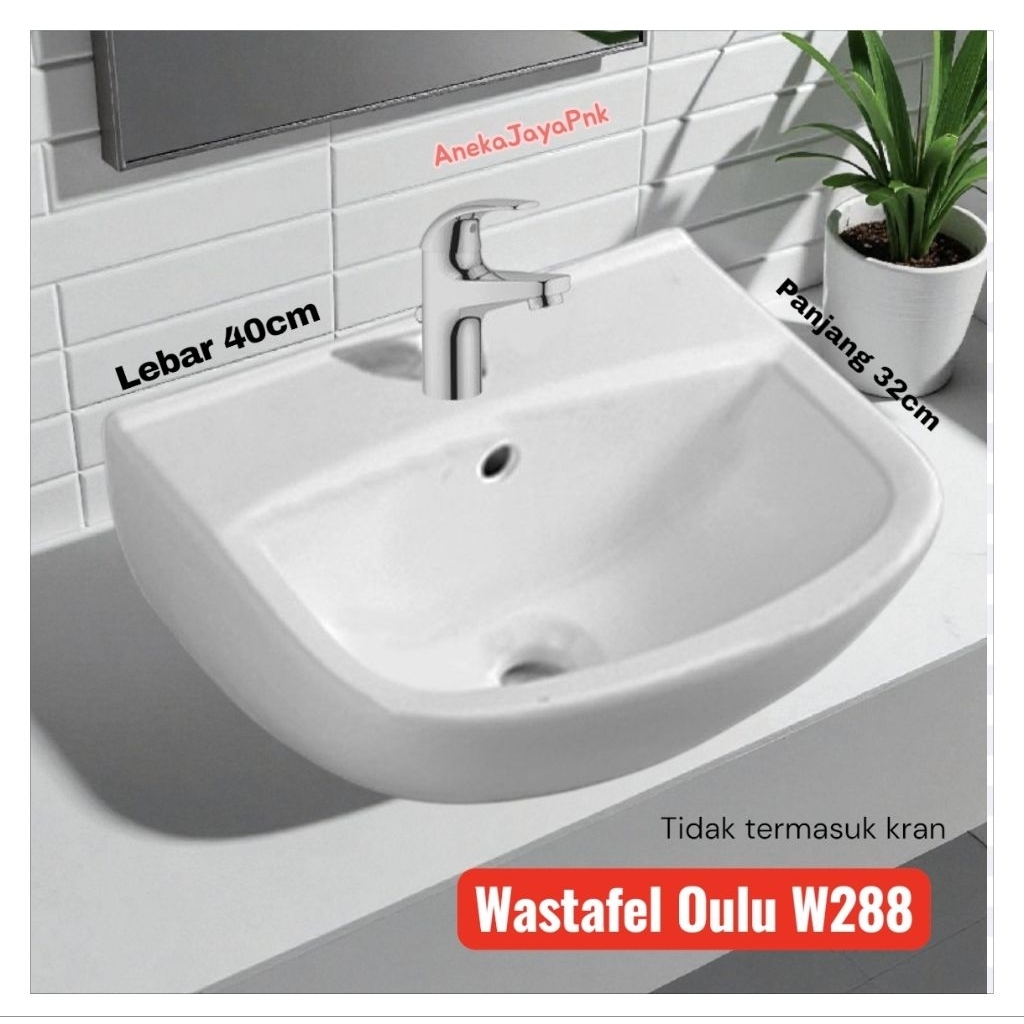 Wastafel Cuci Tangan Keramik Oulu