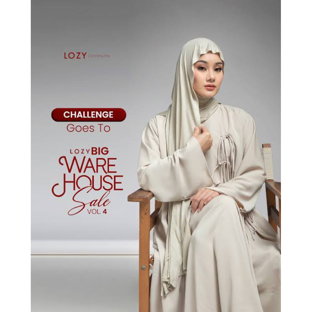 Lozy Warehouse Sale Abaya Set Hijab (Lihat Deskripsi)