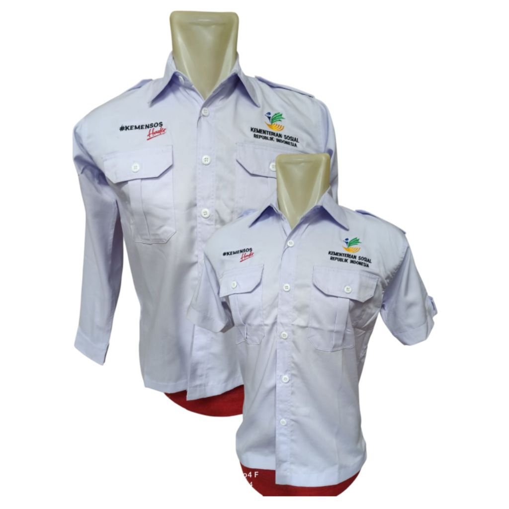 KEMEJA KEMENSOS HADIR TERBARU/SERAGAM KEMENSOS  HADIR TERBARU/ SERAGAM KEMENSOS  HADIR/KEMEJA KEMENS
