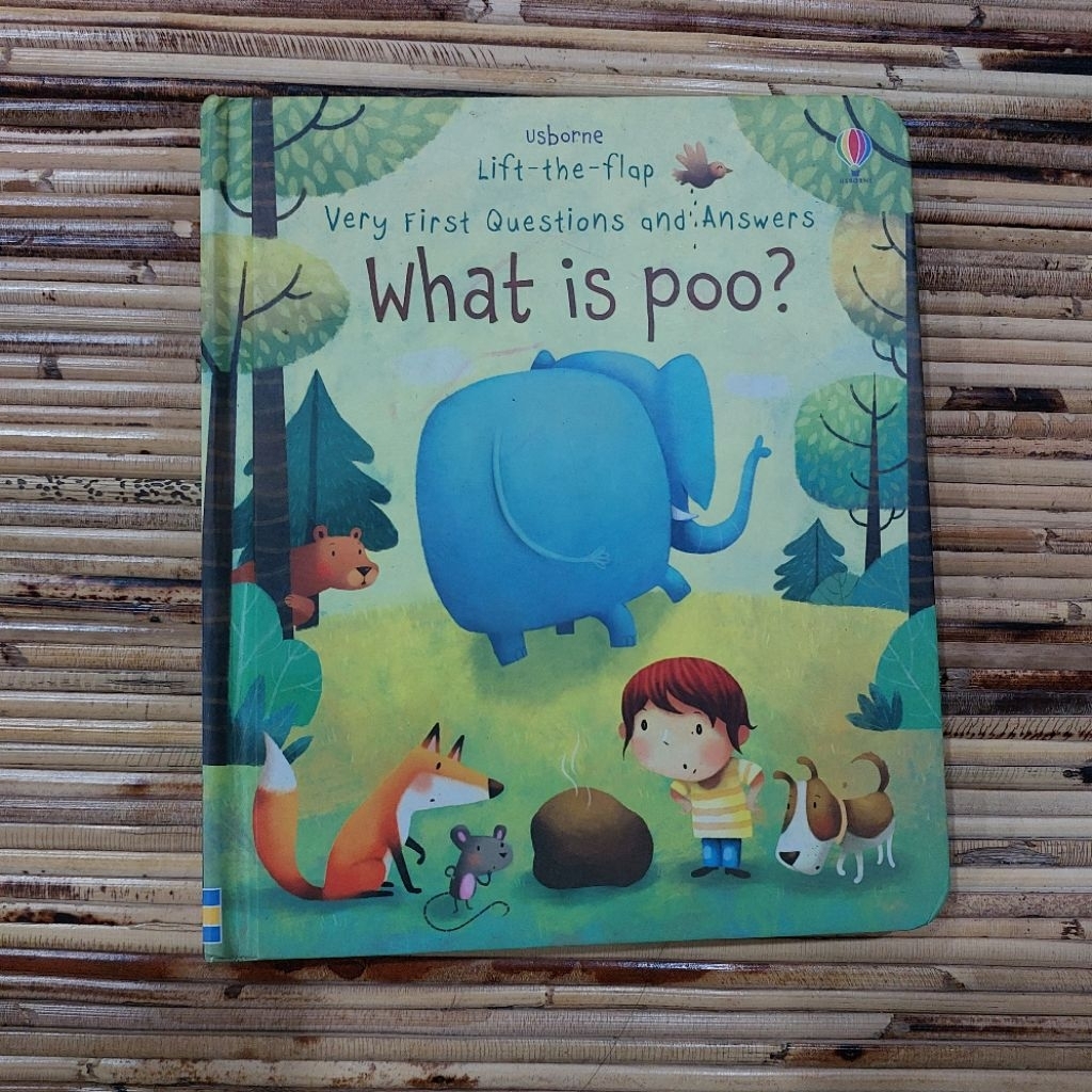 buku what is poo? usborne bekas