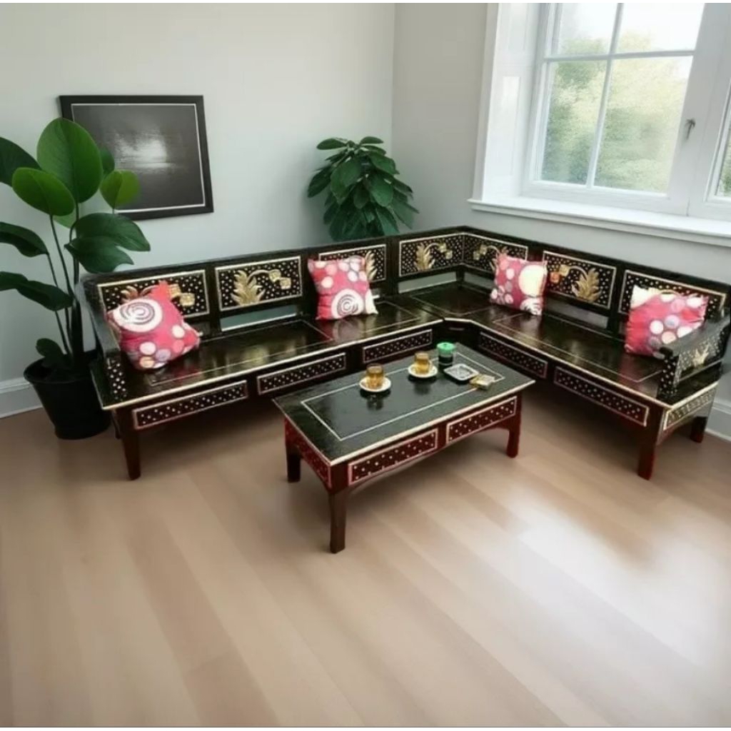 TERMURAH kursi tamu model sudut minimalis / sarung bantal kursi tamu terbaru / model kursi tamu terb