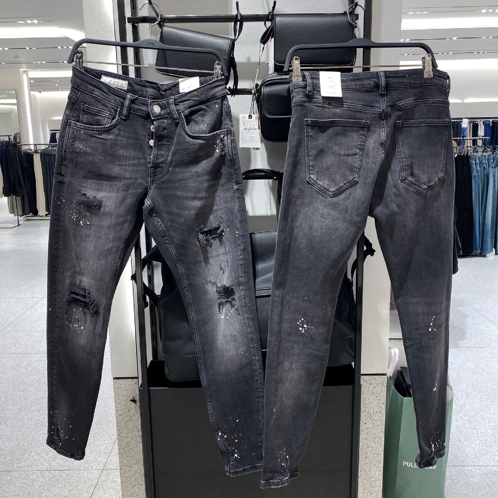 Jastipp. Skinny Ripped Jeans Zara (Man)