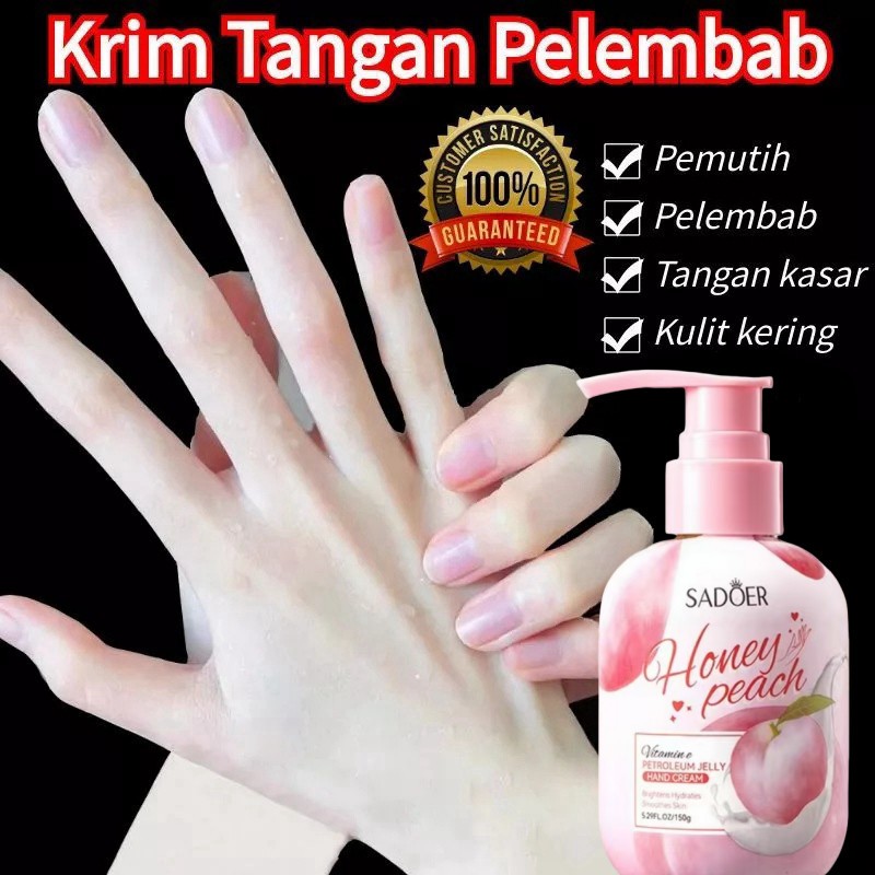 Krim Tangan Pemutih handbody pemutih permanen Melembabkan Kulit Tangan Melembutkan Tangan Kapalan