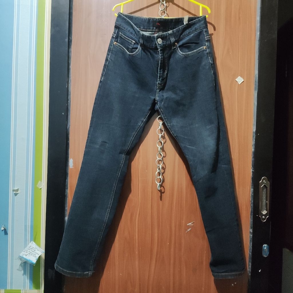 celana panjang denim Evisu