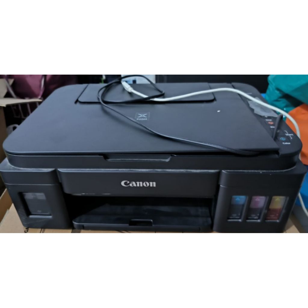 printer Canon G2010 print scan copy kosongan tanpa cartridge