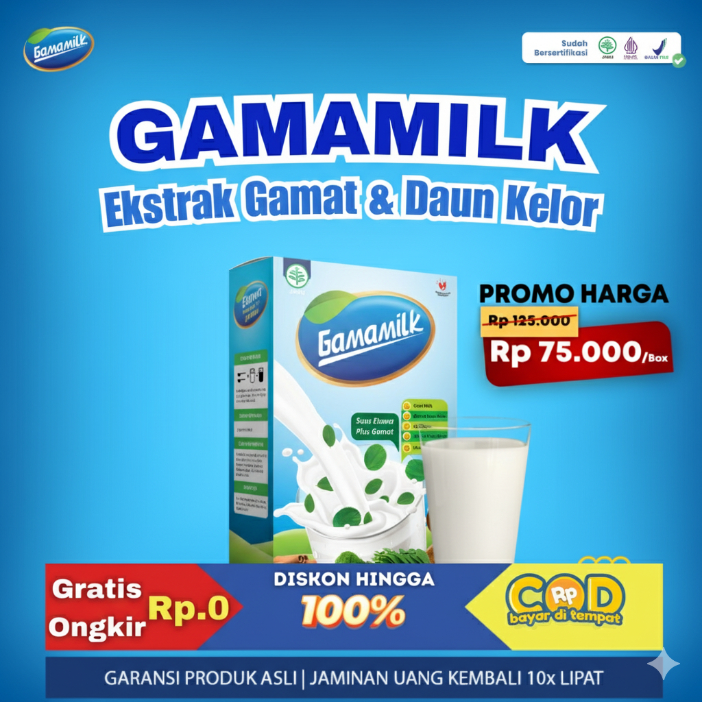 GAMAMILK - Susu Etawa Plus Gamat