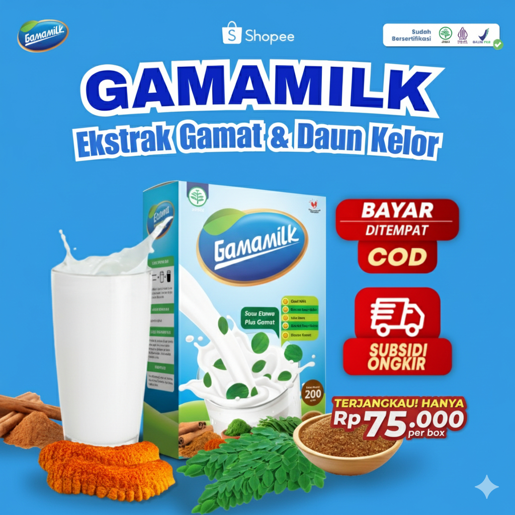 GAMAMILK Susu Etawa Plus Gamat
