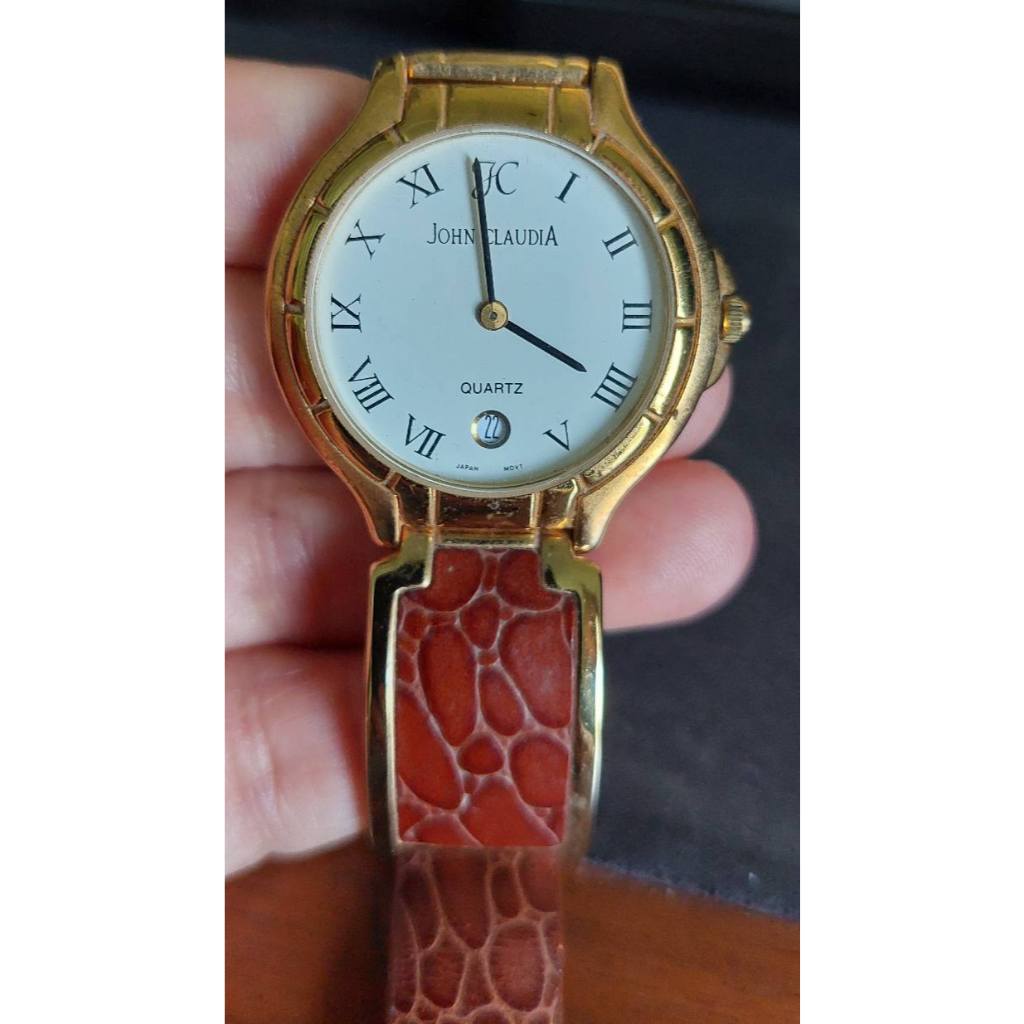 pajangan jam tangan pria vintage kondisi MATI