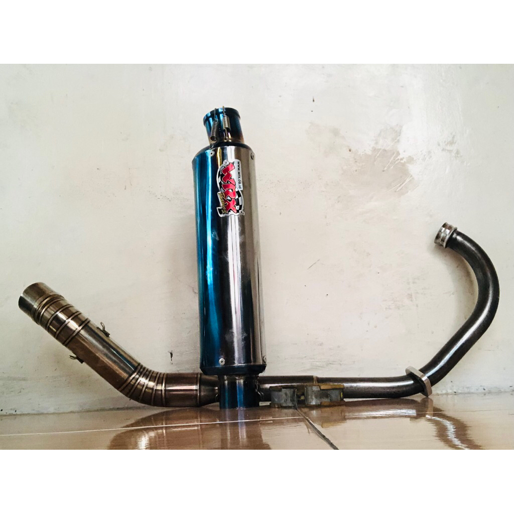 Leheran cb150r old k15 original r9 mugello+slincer wrx oval k2 old panjang 30cm in50 saringan full