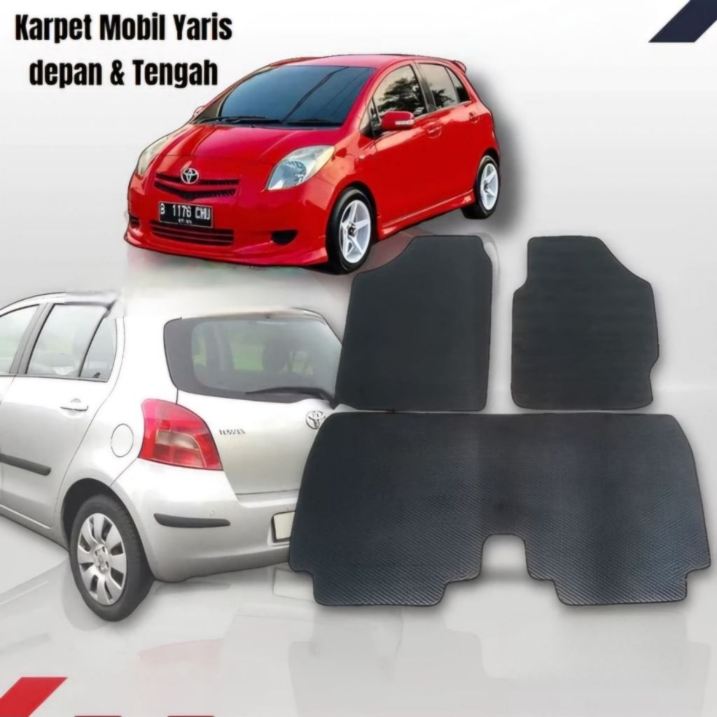 Karpet Karet Mobil Toyota Yaris / Karpet Matras Mobil Toyota Yaris Fullset