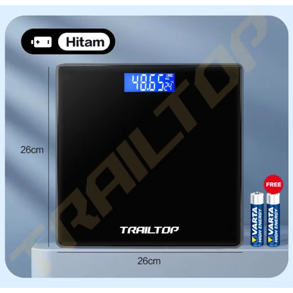 [HsLapak] TIMBANGAN BERAT BADAN DIGITAL HITAM POLOS / TIMBANGAN BADAN / TIMBANGAN DIGITAL POLOS