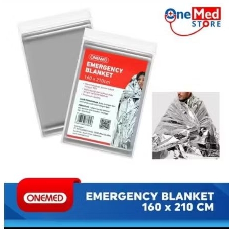 Emergency Blanket ONEMED Emergency Blanket 130 x 210/ Emergency Blanket 160 x 210 /  Selimut Darurat