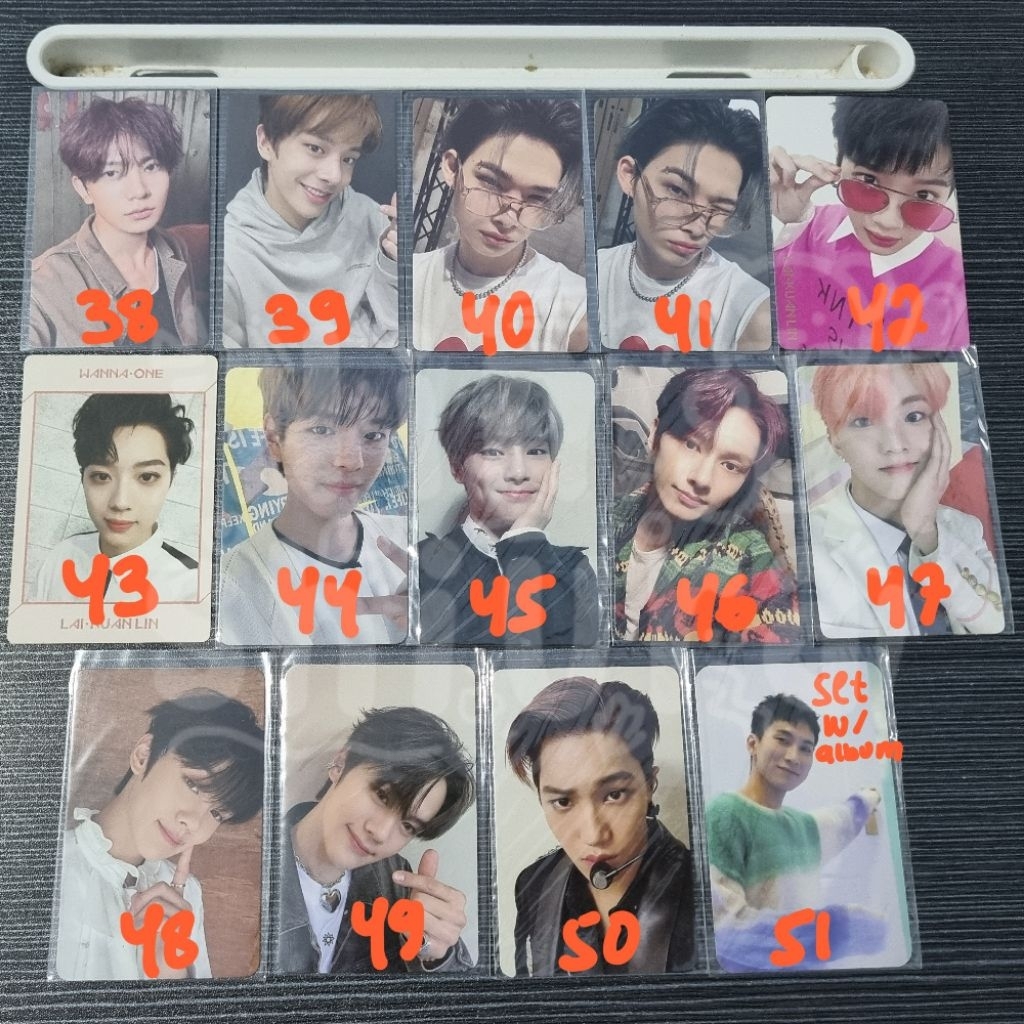 [OFFICIAL] Photocard Pc Guanlin Kai Gyuvin Q Changmin Jun Seungmin I.N Ayen Heeseung Jake Ni-Ki Albu