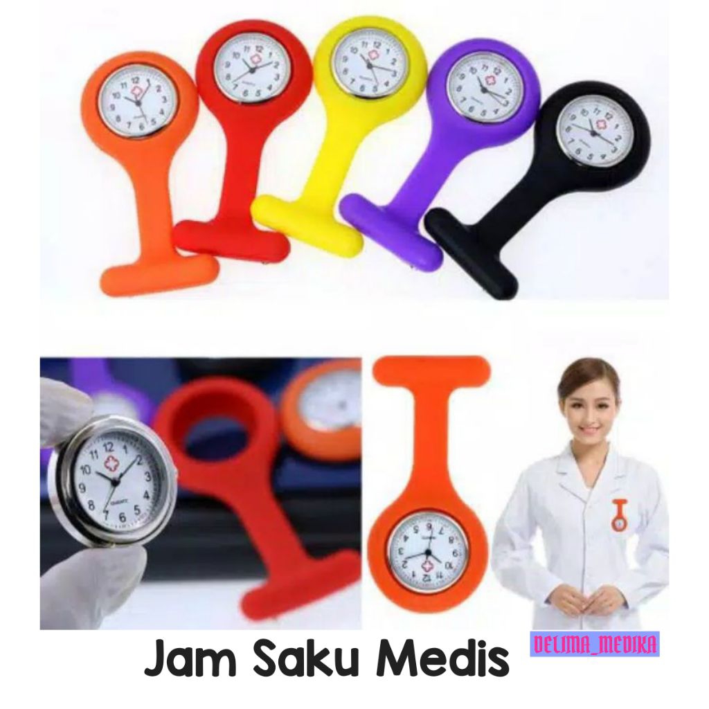 Jam Saku Medis ( Perawat,Bidan,Dokter ) / Jam Saku Perawat Jam Analog