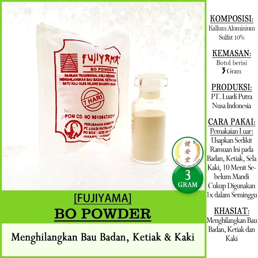 Fujiyama Bedak Penghilang Bau Badan Dan Kaki