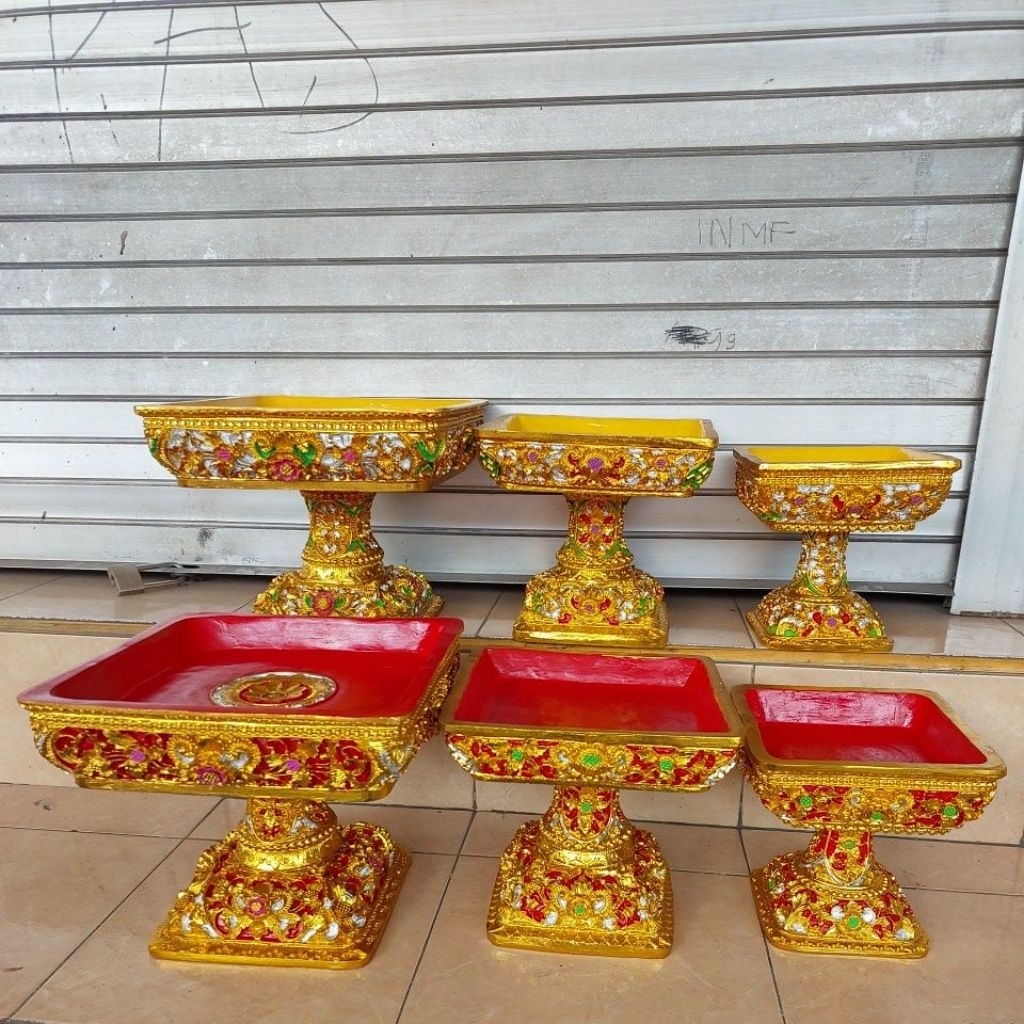 dulang kotak premium bahan fiber resin/prade elit