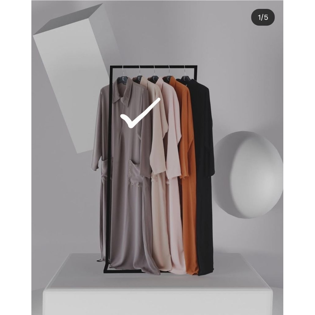 Preloved Aljenna Laeeba Morel size L (NO PAY LATER)