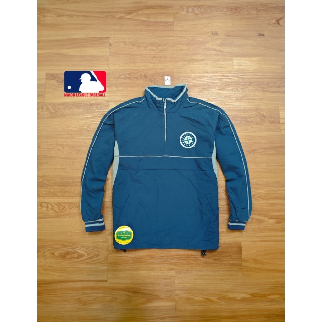Vintage mlb  half zip jacket