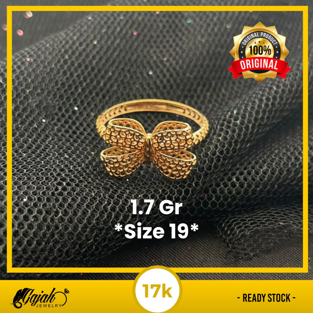 Cincin Emas 17K 1.7 Gram Toko Emas Gajah Online Salatiga 7949