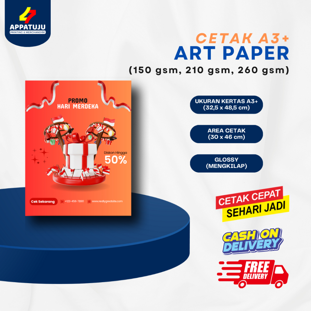 CETAK ART PAPER | CETAK KINSTRUK | CETAK A3+