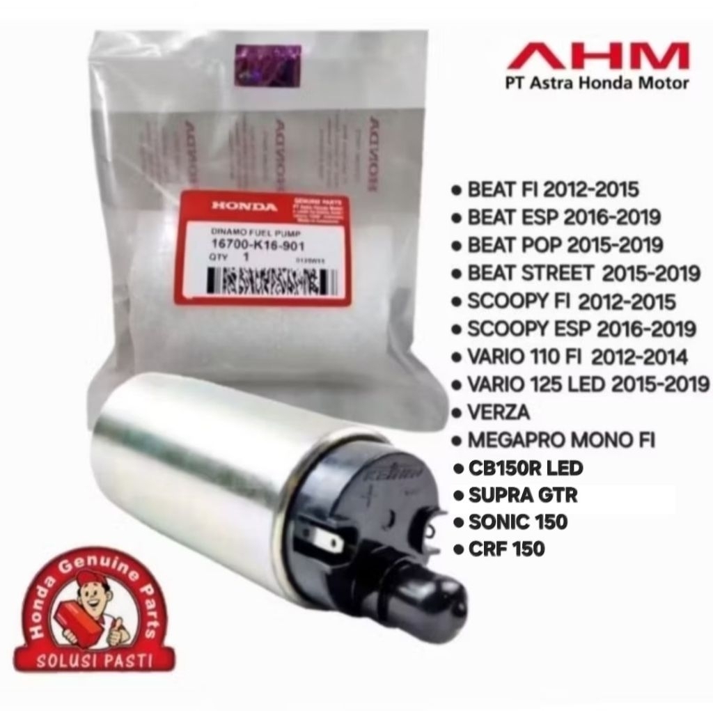 ROTAK DINAMO FUEL PUMP BEAT FI BEAT ESP SCOOPY FI VERZA VARIO 125 LED 2015-2019 VARIO 110 FI MEGAPRO