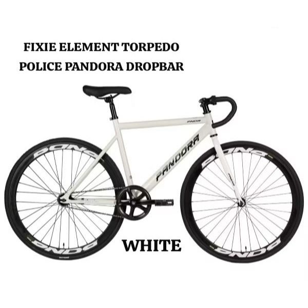 GOSEND Sepeda Fixie POLICE TORONTO PANDORA Fixed Gear Torpedo