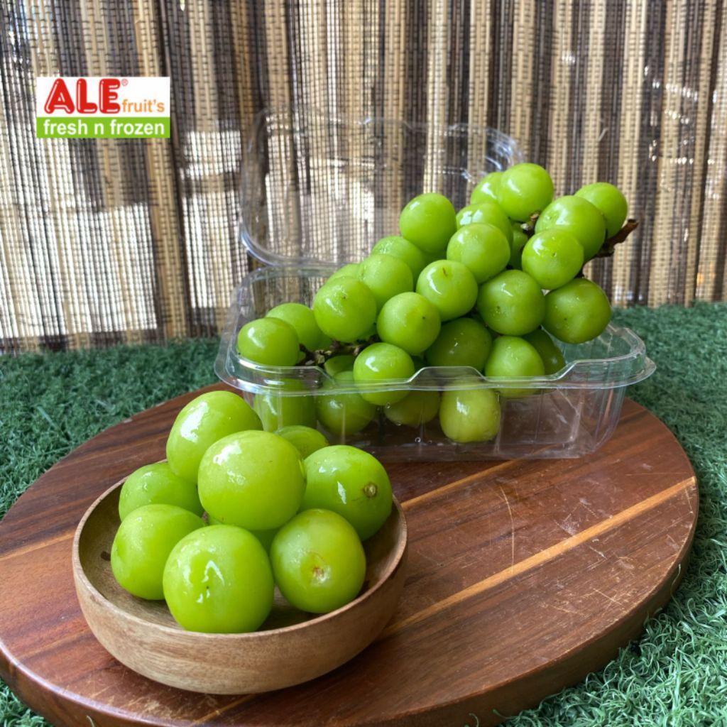 Anggur Muscat,anggur shine Muscat hijau segar