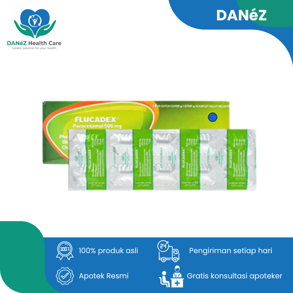 FLUCADEX TAB 1 STRIP 10 TAB UNTUK MERINGANKAN GEJALA FLU