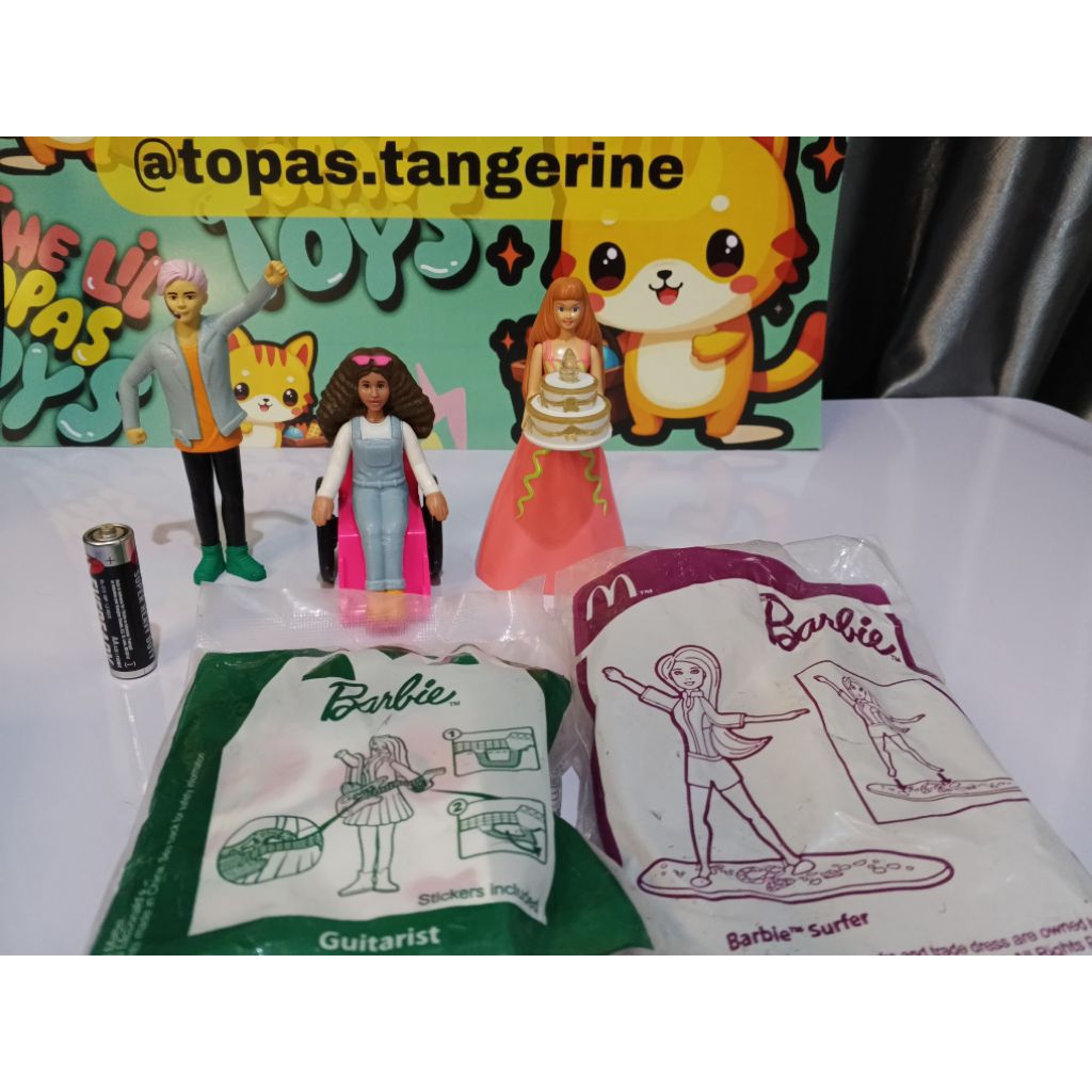 McD Happy Meal Barbie Mix Series