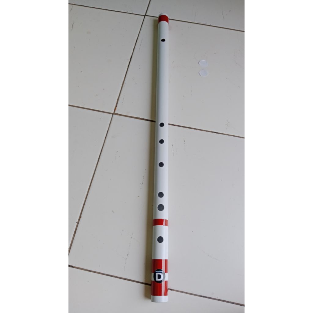 Suling dangdut Nada ( D Bass ) Tiupan ringan Bahan pipa PVC ¾"