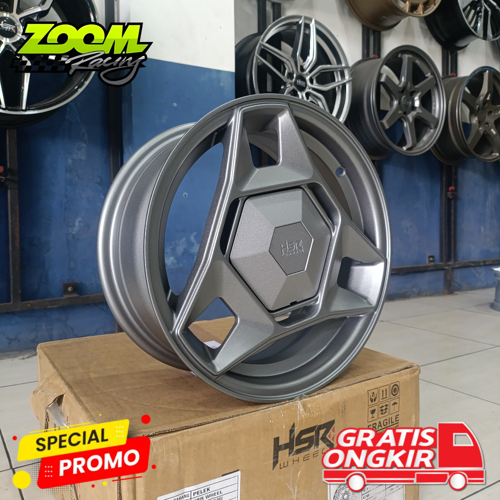 Velg Mobil HSR TELU Ring 14 Lebar 6 Untuk Mobil Xenia, Avanza, Brio, Karimun Kotak (PROMO)