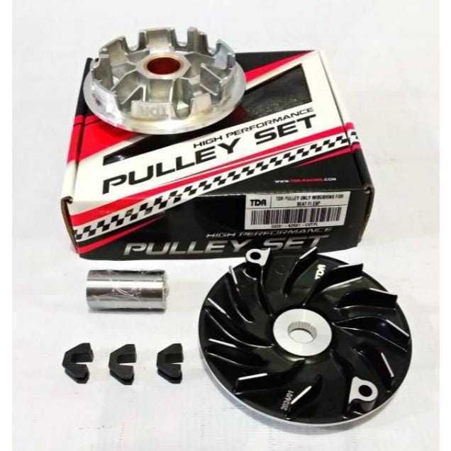 Pulley CVT Rumah Roller TDR  V.23 PULLY SET TDR RACING RUMAH  ROLLER Beat Fi ESP - Scopy Fi ESP  - V