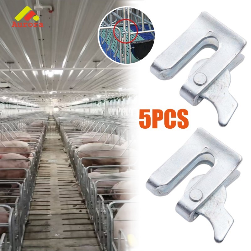 5PCS Kunci Pintu Otomatis Besi Kekar untuk Pagar Rumah Grendel Overpal Gembok Selot Kuncian Pintu