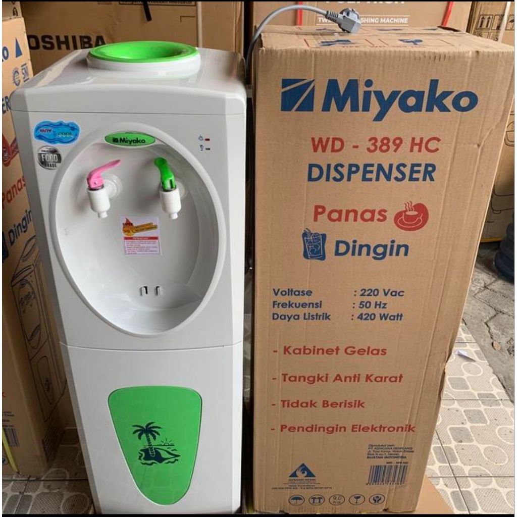 Dispenser Miyako WD-389/Dispenser Berdiri Miyako Murah